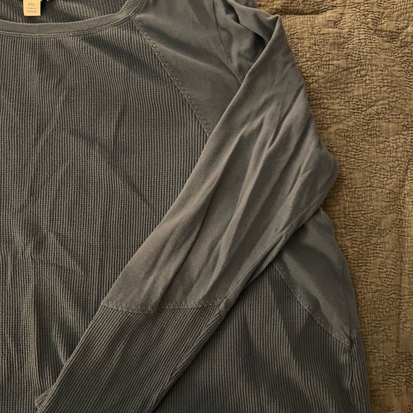 Women's Blue Long Sleeve Top - Picture 2 of 6